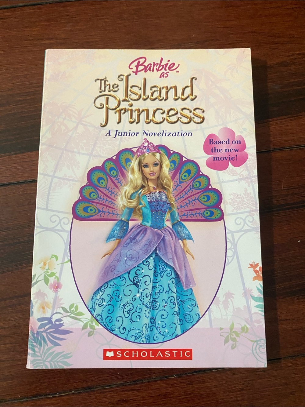Barbie The Island Princess Junior Novelization - Pink, Blue & Purple